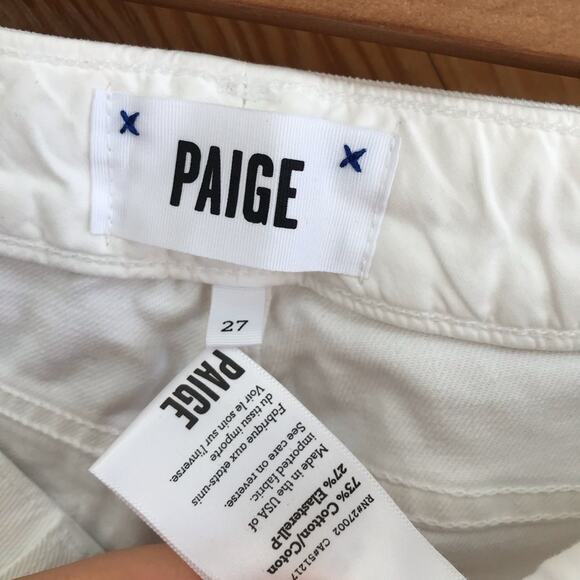 PAIGE Distressed Destroyed Midrise Skinny Jeans - Picture 4 of 6